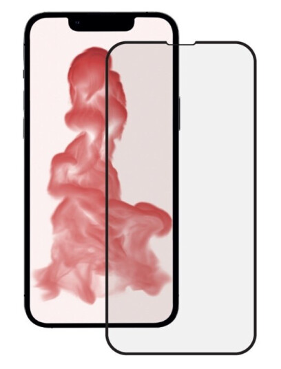 Vivanco Full, Apple, Iphone 14 Plus, Skittbestandig, Slagbestandig, Ripebestandig, Knusesikker, Sort, Gjennomsiktig, 1 Stykker