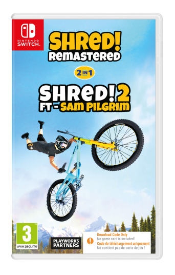 Shred!2 FT Sam Pilgrim 2 i 1 Nintendo Switch Spill Digital kode i eske Shred!2 FT Sam Pilgrim 2 i 1 Nintendo Switch Spill Digital kode i eske