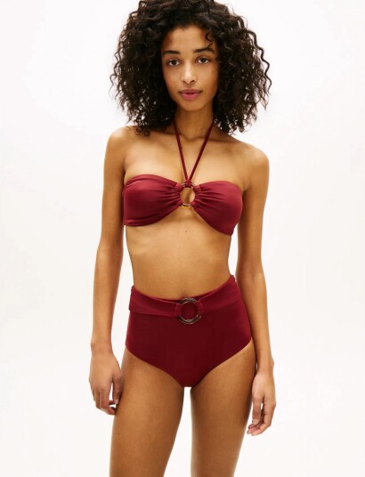 Tommy Hilfiger Classic High Waist   Burgundy   XL