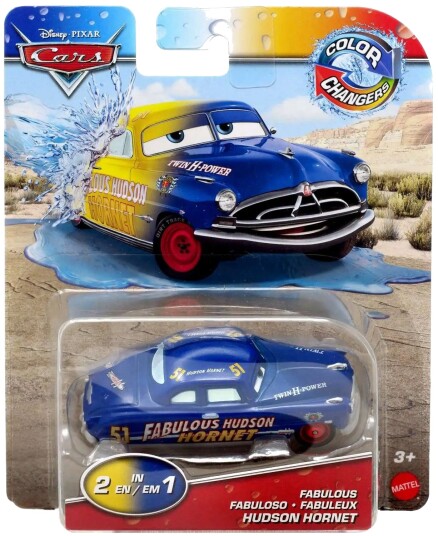 Disney Biler Fargeskiftende Lekebil Fabulous Hudson Hornet