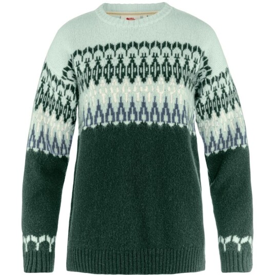 Fjellreven  ÖVik Path Knit W Dame, 679-674 Deep Patina-Misty Green, XL