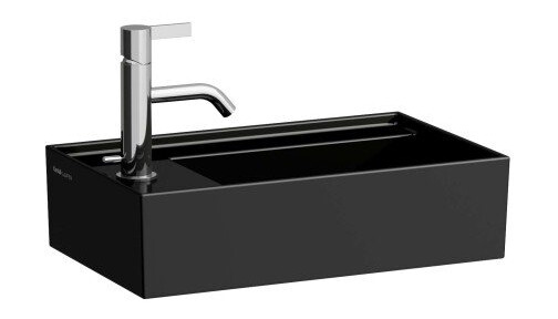 Kartell Laufen servant, 46x28 cm, venstre, sort Kartell Laufen servant, 46x28 cm, venstre, sort