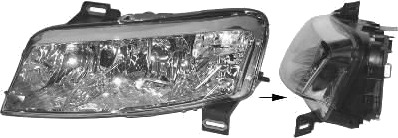 VAN WEZEL 1625962 Frontlykter