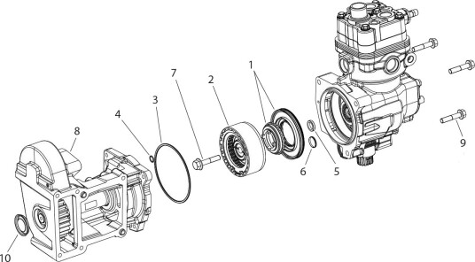 KNORR-BREMSE K222937K50 Clutchsett