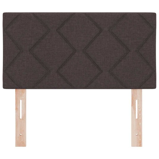 Hodegavl Diamond Blocks Design Mørk Brun 80 cm Stoff
