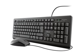 Trust TKM-250 Kablet Tastatur med Numpad - Nordisk - Svart Trust TKM-250 Kablet Tastatur med Numpad - Nordisk - Svart