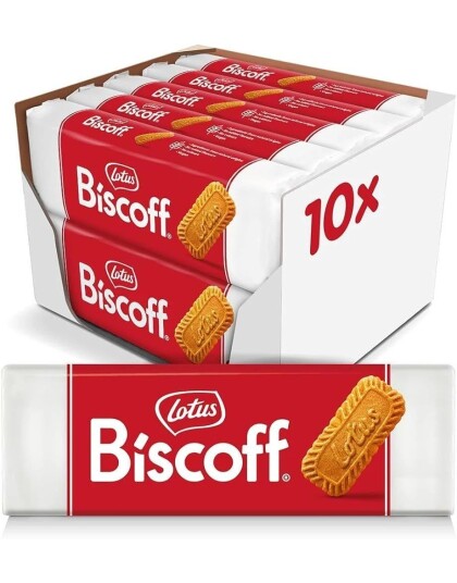 10 stk Lotus Biscoff Karamelisert Kjeks   1400 g
