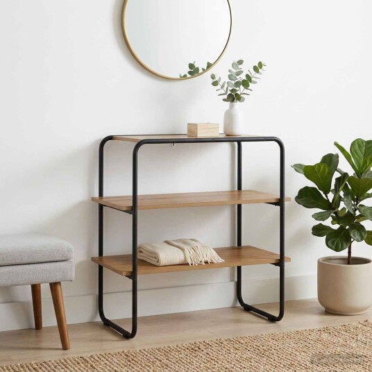 vidaXL Konsollbord Artisan eik 100 x 41 x 75 cm Konstruert tre