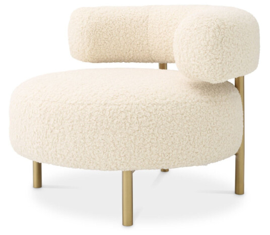 Thompson fåtölj faux shearling