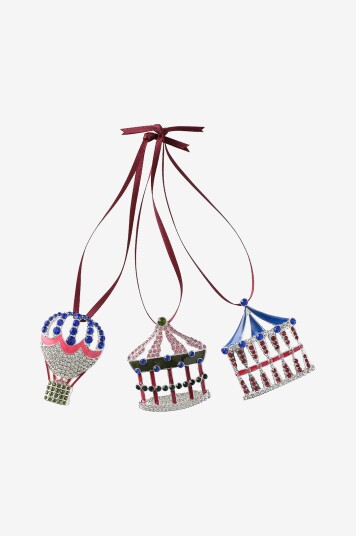 Ellos Home   Juletreanheng Circus 3 forskjellige   Flerfarget