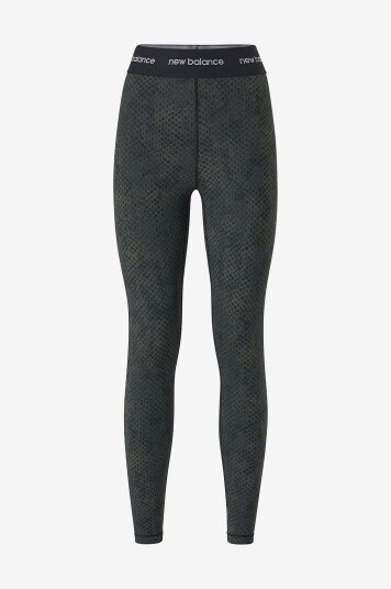 New Balance Treningstights Sleek 25 Inch Printed High Rise Legging Svart