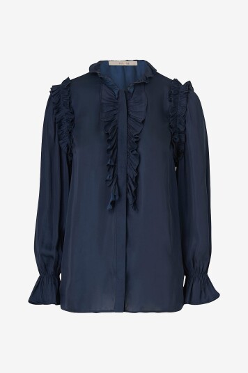 Costamani - Bluse Sophie Shirt - Blå Costamani - Bluse Sophie Shirt - Blå