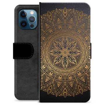 iPhone 12 Pro Premium Lommebok-deksel Mandala
