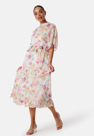 VILA Vivoline 2/4 midi flounce dress Patterned 44