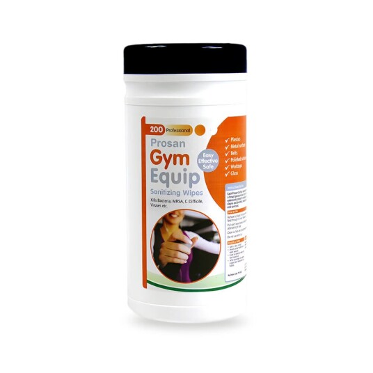 Gym Wipes, 200 stk våtservietter, Prosan Gym