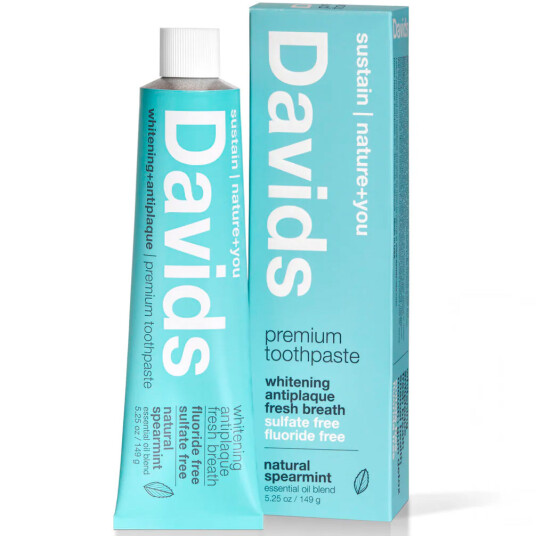 Naturlig Whitening tannkrem DAVIDS Spearmint 149g Naturlig Whitening tannkrem DAVIDS Spearmint 149g