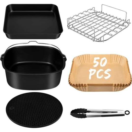 Airfryer varmluftsfritøsetilbehør passer kun til COSORI 5,5L xxl 5,5