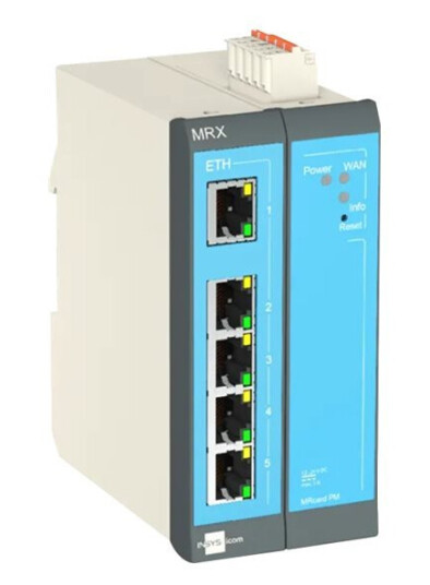 Insys Icom Mrx Mrx2 Lan - Ruter - 5-Port Svitsj - Din-Skinnemonterbar Insys Icom Mrx Mrx2 Lan - Ruter - 5-Port Svitsj - Din-Skinnemonterbar
