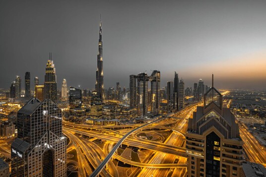 Plakat Dubai Bybilde