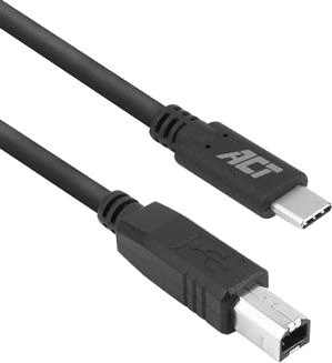 Act Usb 2.0-Kabel Usb-C Til Usb-B 1,8 Meter Sb0013