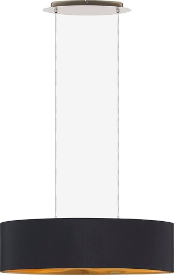 EGLO Pendellampe Maserlo Black / Gold 780 mm Svart Takpendler
