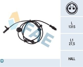 FAE 78030 Sensor ABS FAE 78030 Sensor ABS