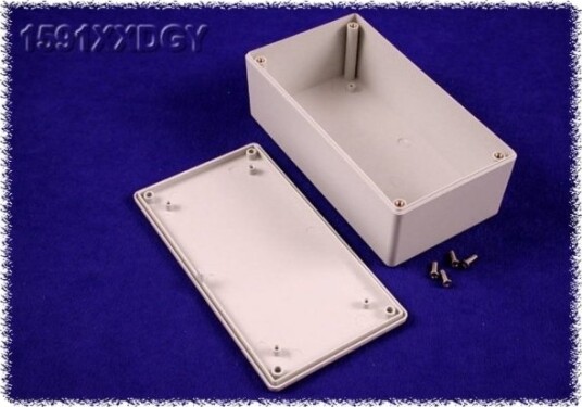 Hammond Electronics 1591XXDGY 152 × 82 × 51 mm ABS Grå Kabinett