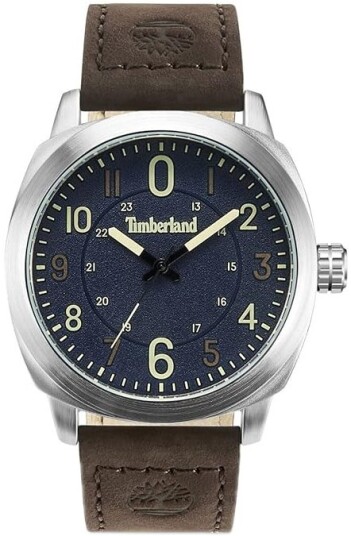 Timberland Herreklokke TDWGA9001902 Cillicothe Z Blå/Lær Ø46 mm