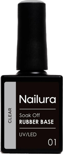 Nailura Rubber Base 10 ml 01 Clear Nailura Rubber Base 10 ml 01 Clear
