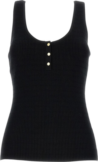 Elisabetta Franchi Dame Topper Svart L, Elisabetta Franchi Dame Topper Svart L,