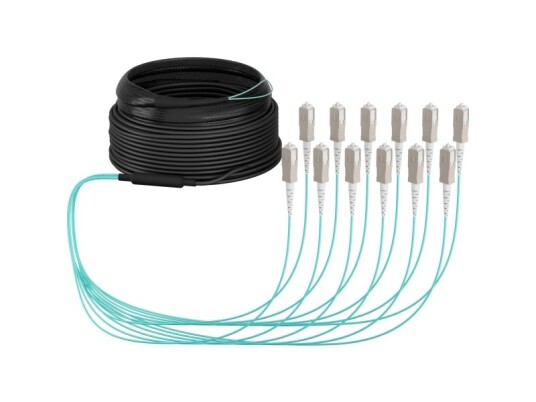 Efb Elektronik Stamkabel U-Dq Zn Bh Om3 12G 1X12 Sc-Sc 30M Dca Lszh - Kabel - 30 M (O8341s30om3)