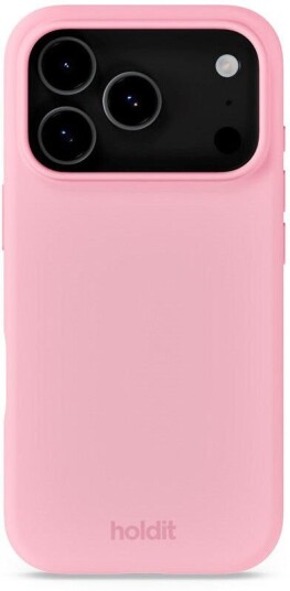 Holdit Silikon Deksel til iPhone 17 Pro Max Soft Touch Pink