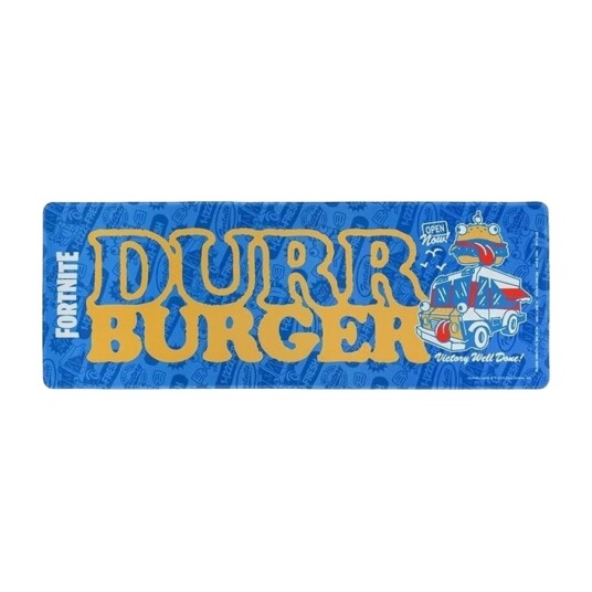 Paladone Fortnite Durr Burger skrivebordsmatte blå