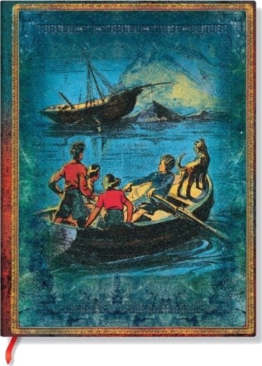 The Famous Five Enid Blyton Ultra Unlined Softcover Flexi Journal Elastic Band Closure
