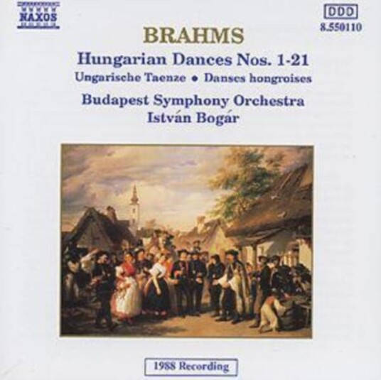 Johannes Brahms, Budapest Symphony Orchestra, Jenö Simon, Istvan Berenyi, István Bogár Brahms: Hungarian Dances CD Johannes Brahms, Budapest Symphony Orchestra, Jenö Simon, Istvan Berenyi, István Bogár Brahms: Hungarian Dances CD