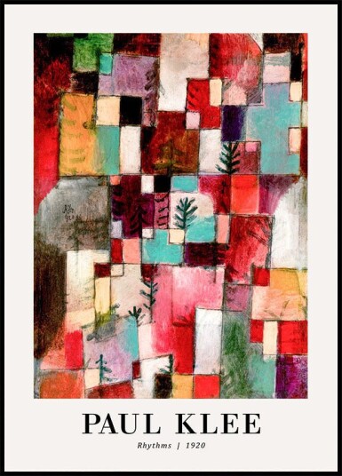 Rhythms 1920 by Paul Klee Plakat Plakat / 21x30cm Rhythms 1920 by Paul Klee Plakat Plakat / 21x30cm