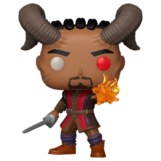 Funko POP Wyll Figur fra Baldurs Gate med Displayeske