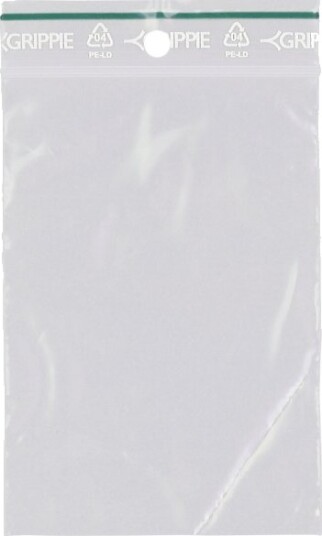 Lynlåspose Grippie 50 Μm 60 X 80 Mm Genanvendt Ldpe Transparent Uden Tryk Lynlåslukning Pakke Lynlåspose Grippie 50 Μm 60 X 80 Mm Genanvendt Ldpe Transparent Uden Tryk Lynlåslukning Pakke