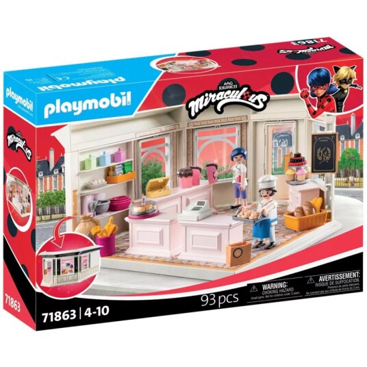 PLAYMOBIL Miraculous Fransk Bakeri 71863