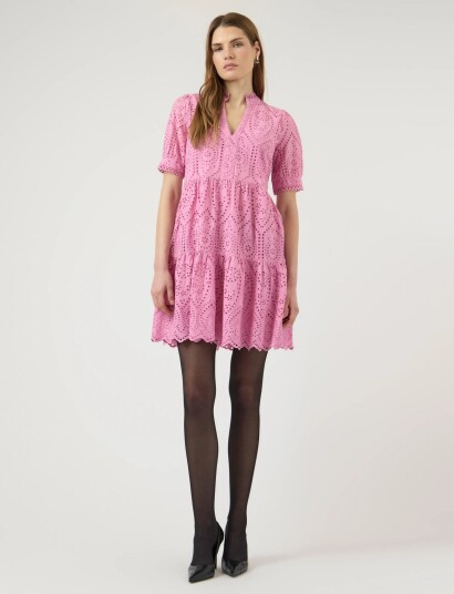 YAS Yasholi Ss Dress S. Noos   Pink   S