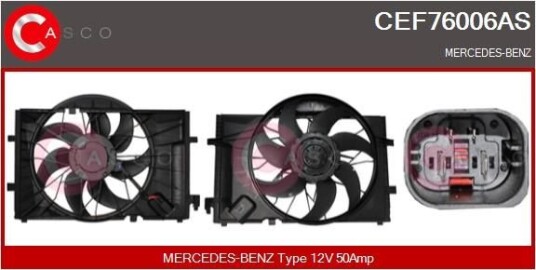 CASCO CEF76006AS Kjølevite radiator