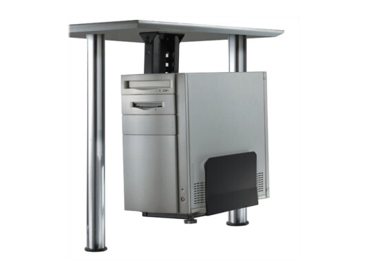 Neomounts CPU-D200 Bordmontert PC-holder med 30 kg kapasitet - Svart