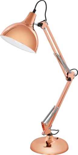 Borgillio Bordlampe E27, H710, kobber