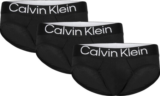 Calvin Klein Hip Brief 3Pk BLACK BLACK BLACK XL