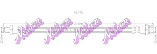 Bremseslange KAWE H3470