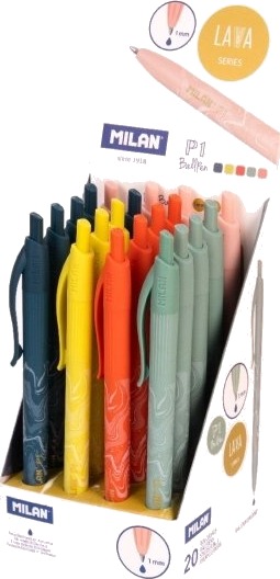 Milan Lava P1 Kuglepen 20 Stk. Display Milan Lava P1 Kuglepen 20 Stk. Display