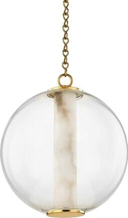 Hudson Valley Lighting Pietra taklampe vintage messing 432 16 VB CE