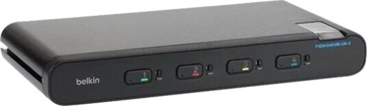 Belkin Universal Secure KVM Switch 4 Port Single Head F1DN104KVM UN 4
