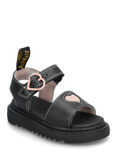 Dr. Martens Marlowe Hearts T Black+Powder Pink T Lamper+Nebula Glitter - Black - 24
