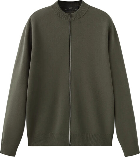 Mango Cardigan Luxusc Khaki green XXL